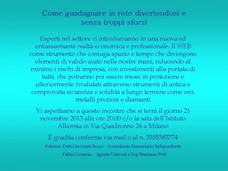 Come guadagnare nel web